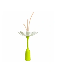 Boon Stem Baby Bottle/Sippy Cup Drying Rack Accessory Stand White Petal 11x23cm