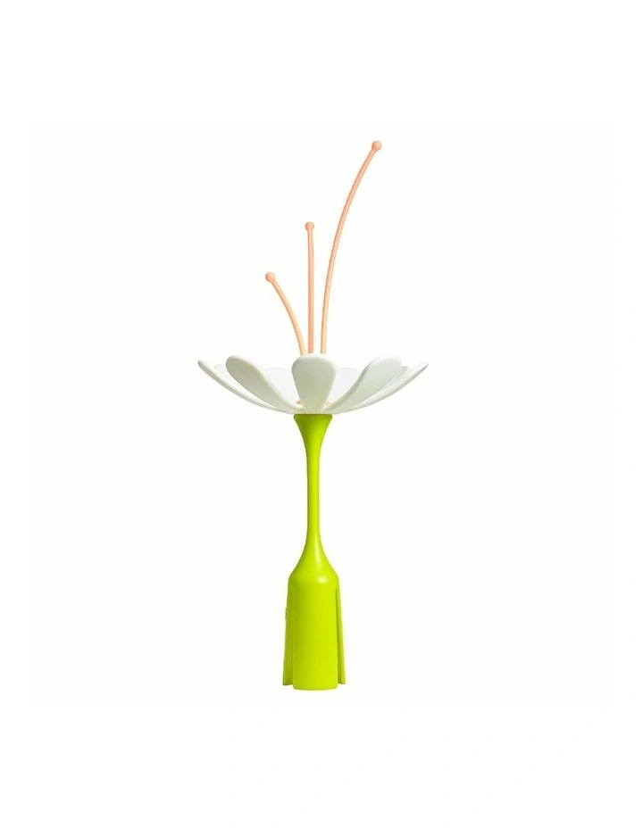 Boon Stem Baby Bottle/Sippy Cup Drying Rack Accessory Stand White Petal 11x23cm image 1