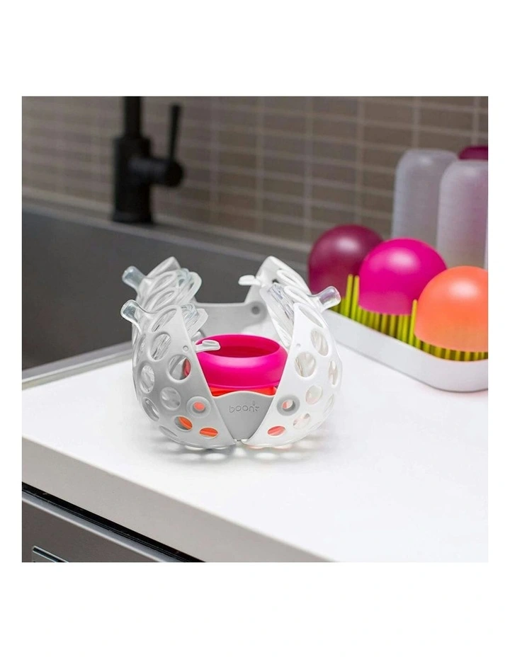 Boon 26cm Clutch Basket Dishwasher for Infant/Baby/Toddler Feeding Bottle/Cup image 2