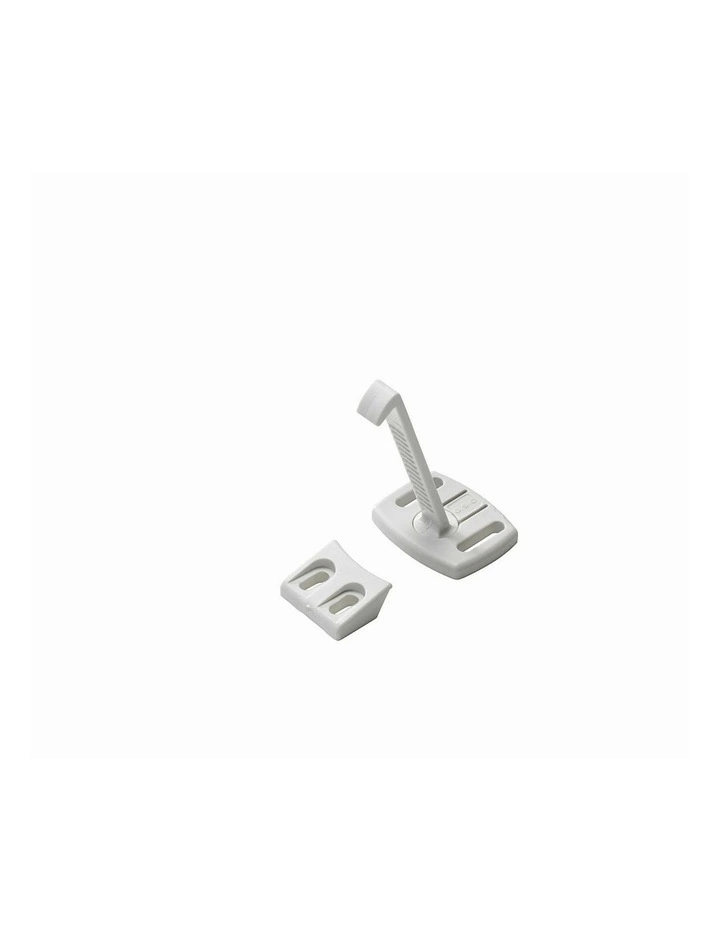 BabyDan Catch Lock Baby/Infant Safety Protection For Cabinet & Drawer White image 2