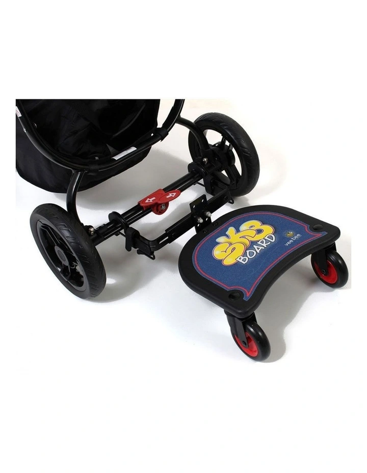 SK8 Board Stroller/Pram Universal Ride-On Stand Connector Toddler/Kids image 2