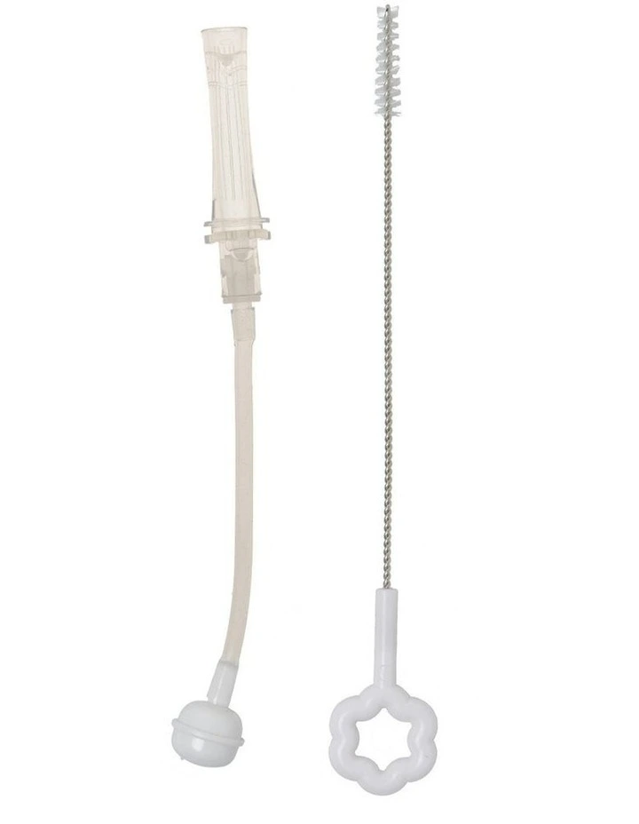 Mininor Straw & Cleaning Brush Set For Baby/Infant Drink Water Juice Bottle Cup image 1