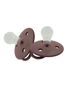 2PK Mininor Baby/Infant Feeding Dummy Silicone Pacifier/Soother Heath Flower 6m 