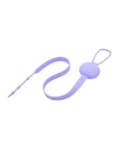 Marcus & Marcus Flip N Strap 59cm Silicone Connector For Pacifier/Bottles Lilac