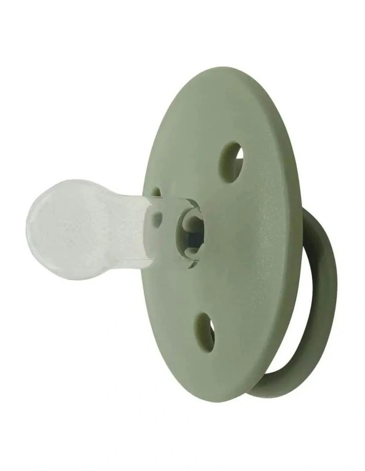2PK Mininor Baby/Infant Feeding Dummy Silicone Pacifier/Soother Willow Green 0m image 2