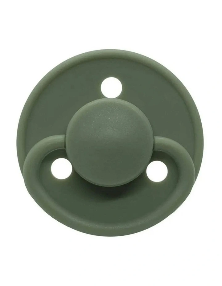 2PK Mininor Baby/Infant Feeding Dummy Silicone Pacifier/Soother Willow Green 0m image 3
