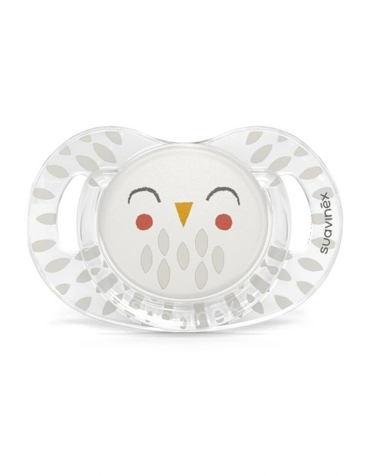 Bonhomia Owl SX Pro Anatomical Soother 18 Months - Beige image 1
