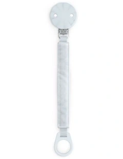 Wonderland Soother Clip With Ribbon - Blue