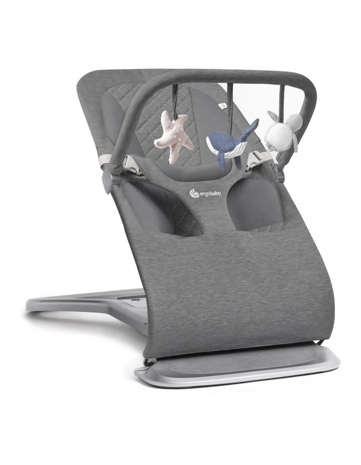 Evolve 3 in 1 Bouncer Ocean Wonders Toy Bar - Charcoal Grey image 2