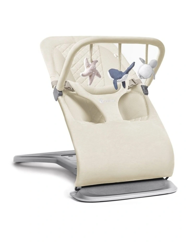 Evolve 3 in 1 Bouncer Ocean Wonders Toy Bar - Cream image 5