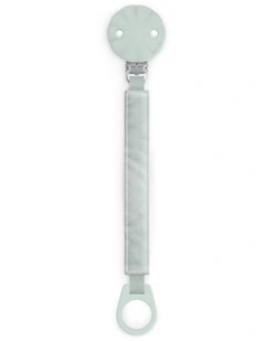 Wonderland Soother Clip With Ribbon - Blue Turquoise