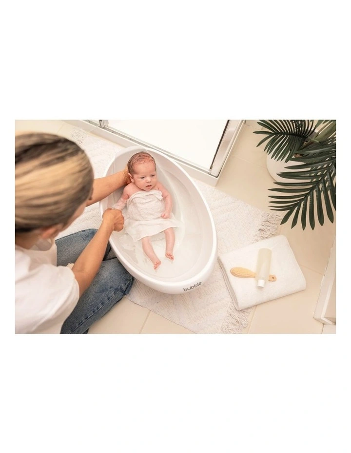 Cuddle Bath with Newborn Support Insert - Taupe image 5