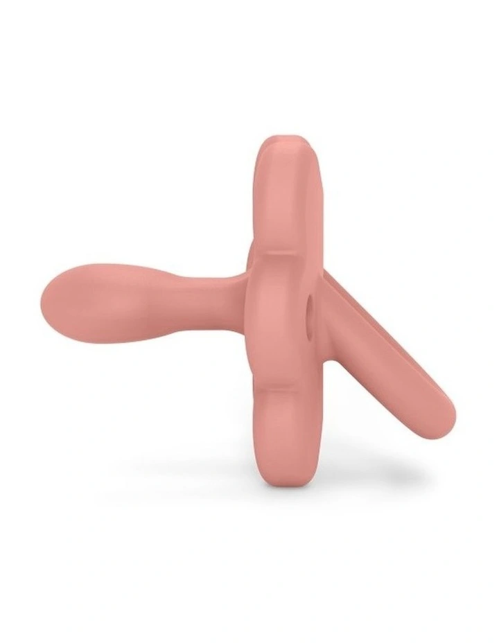 Colour Essence Butterfly Silicone SX Pro Soother 6-18 Months - Peach Pink image 2