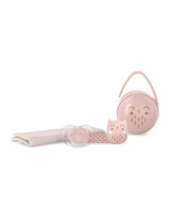 Bonhomia Owl Baby Gift Set - Pink