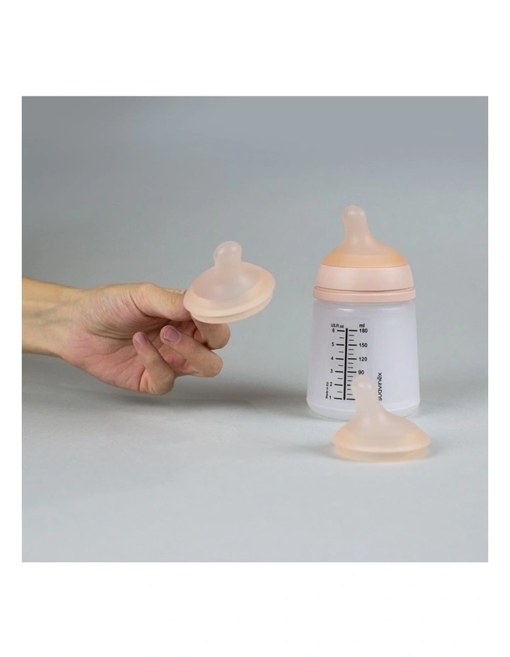 Zero Zero Silicone Teat 2 Pack - Large Flow 6  Months image 6