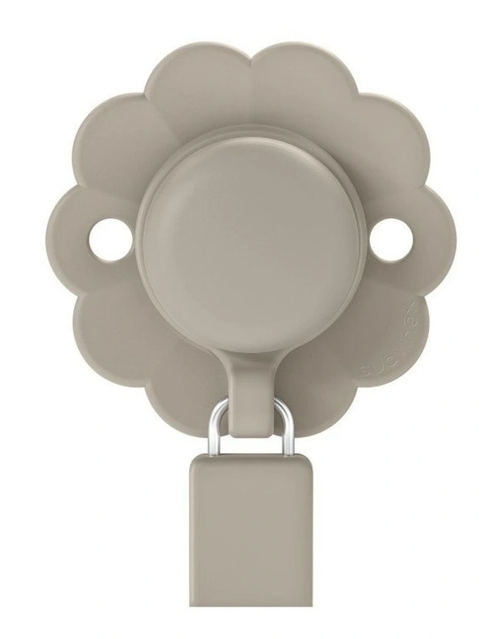 Wonder Silicone Soother Clip - Grey Cloud image 2