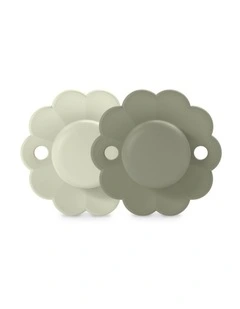 Wonder SX Pro Soother 6-18 Months 2 Pack - Almost Aqua/Hedge Green