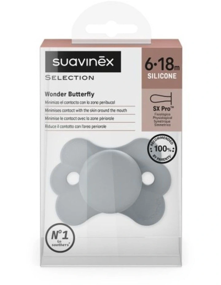 Wonderland Butterfly SX Pro Soother 6-18 Months - Winter Sky image 3