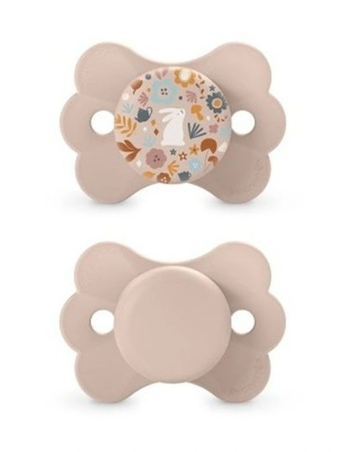 Wonderland Butterfly SX Pro Soother 6-18 Months 2 Pack - Liberty Pink image 1