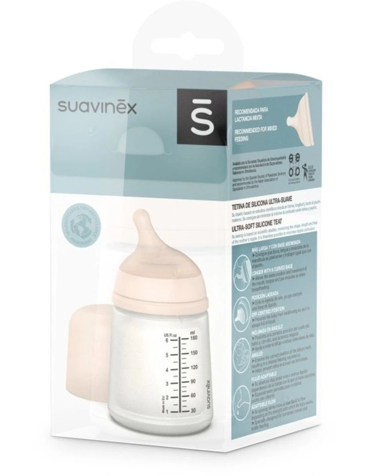 Zero Zero Anti Colic Bottle 180ml Slow Flow 0 Months image 2
