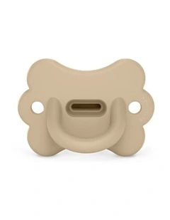 Colour Essence Butterfly Silicone SX Pro Soother 6-18 Months - Irish Cream