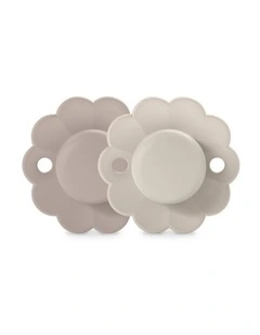 Wonder SX Pro Soother 0-6 Months 2 Pack - Pale Mauve/Mauve Chalk