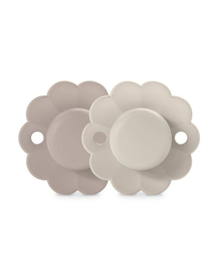 Wonder SX Pro Soother 0-6 Months 2 Pack - Pale Mauve/Mauve Chalk image 1