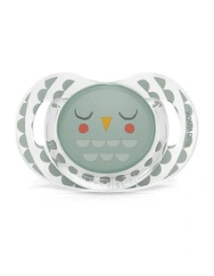 Bonhomia Owl SX Pro Anatomical Soother 18  Months - Green