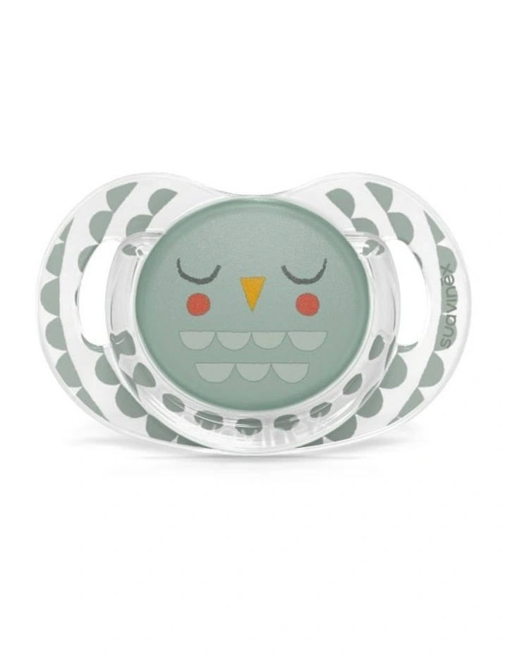 Bonhomia Owl SX Pro Anatomical Soother 18 Months - Green image 1