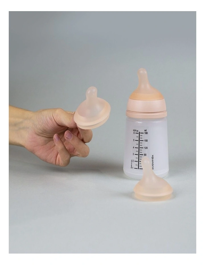 Zero Zero Anti Colic Bottle 180ml Adaptable Flow 0 Months image 7