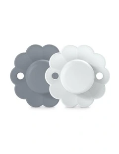 Wonder SX Pro Soother 0-6 Months 2 Pack - Spring Lake/Illusion Blue