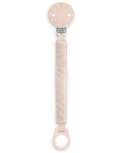 Wonderland Soother Clip With Ribbon - Pink