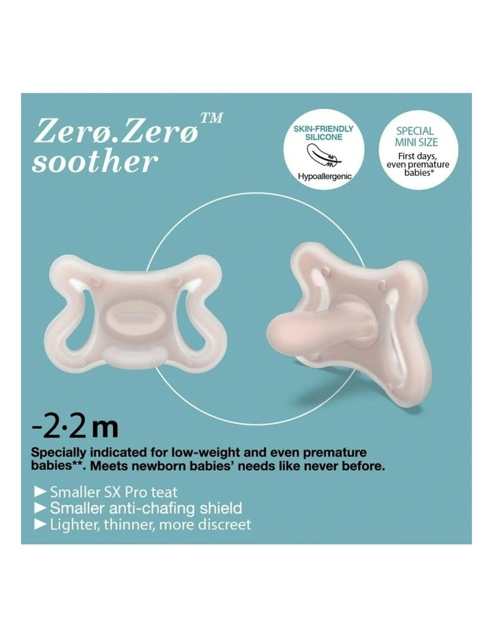 Zero Zero Silicone Soother -2 to 2 Months image 6