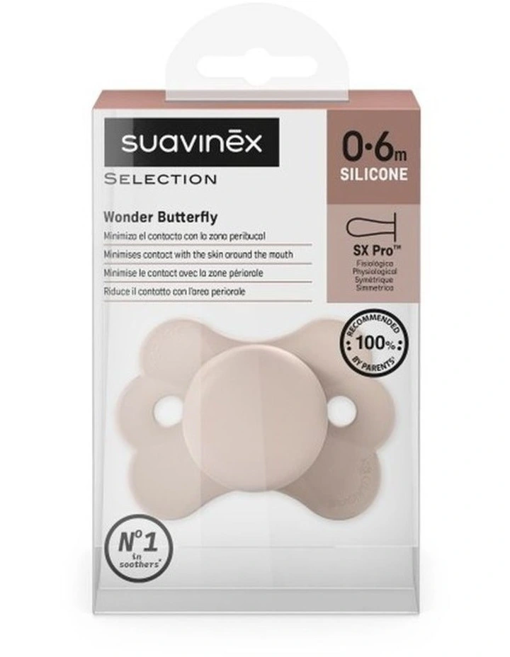 Wonderland Butterfly SX Pro Soother 0-6 Months - Pink image 3