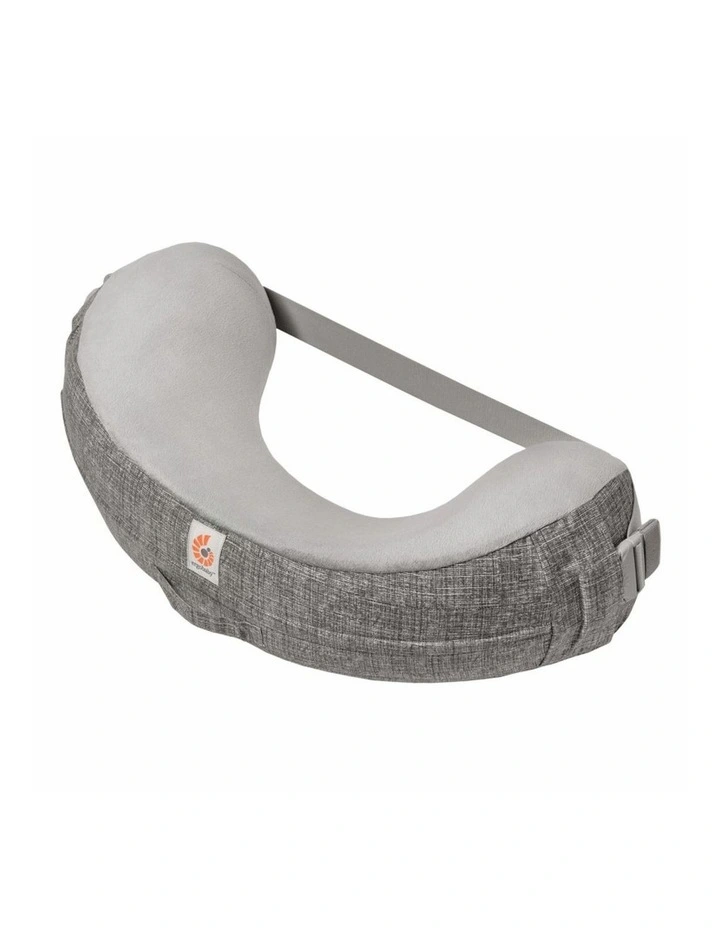 Natural Curve Nursing Pillow - Heathered Grey image 1
