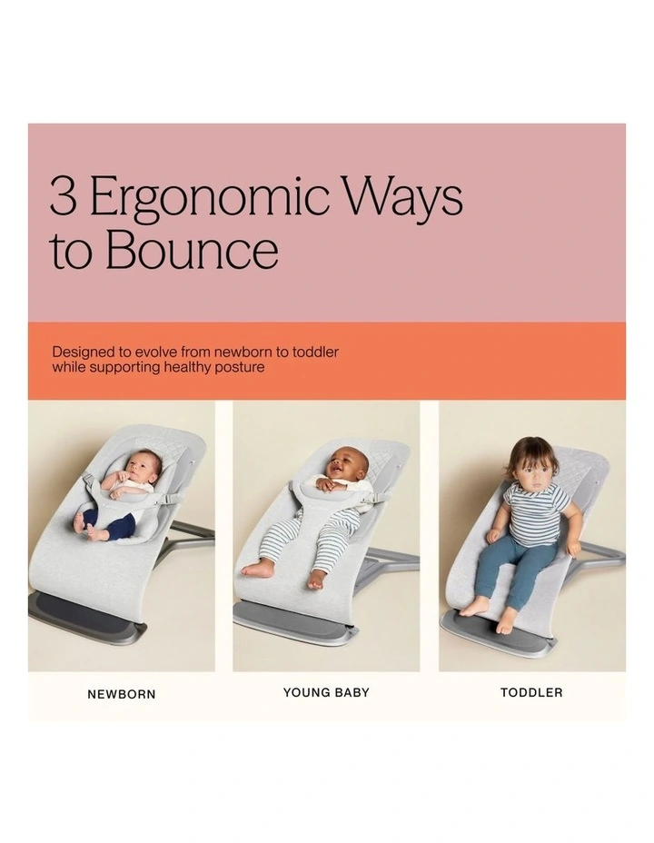 Evolve 3 in 1 Bouncer - Charcoal Grey image 7