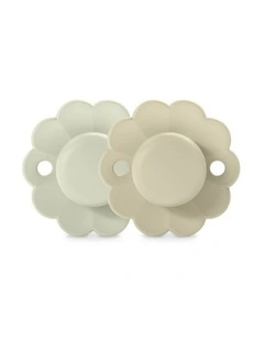 Wonder SX Pro Soother 0-6 Months 2 Pack - Aqua/Whitecap Grey