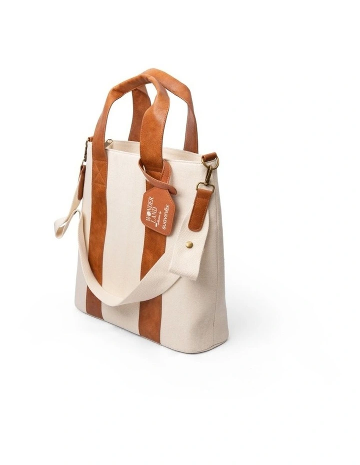 Wonderland Nappy Tote Bag - Neutral image 2