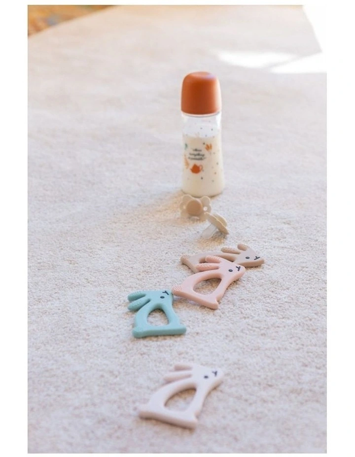 Wonderland Rabbit Teether - Beige image 3