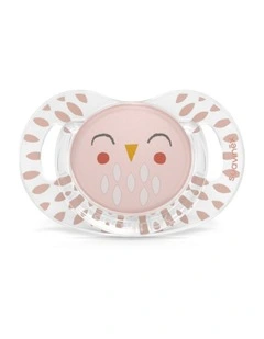 Bonhomia Owl SX Pro Anatomical Soother 18  Months - Pink