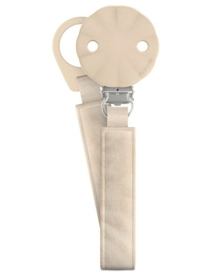 Wonderland Soother Clip With Ribbon - Neutral image 2
