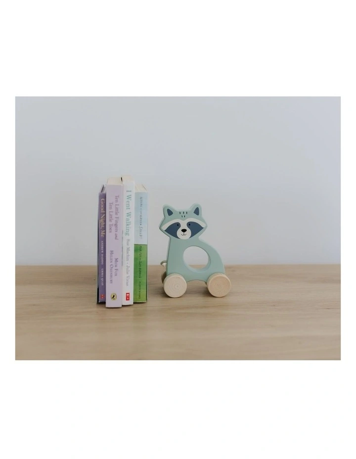Wooden Raccoon Pull Along Toy image 7