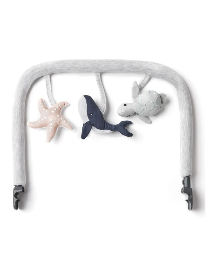 Evolve 3 in 1 Bouncer Ocean Wonders Toy Bar - Light Grey image 1