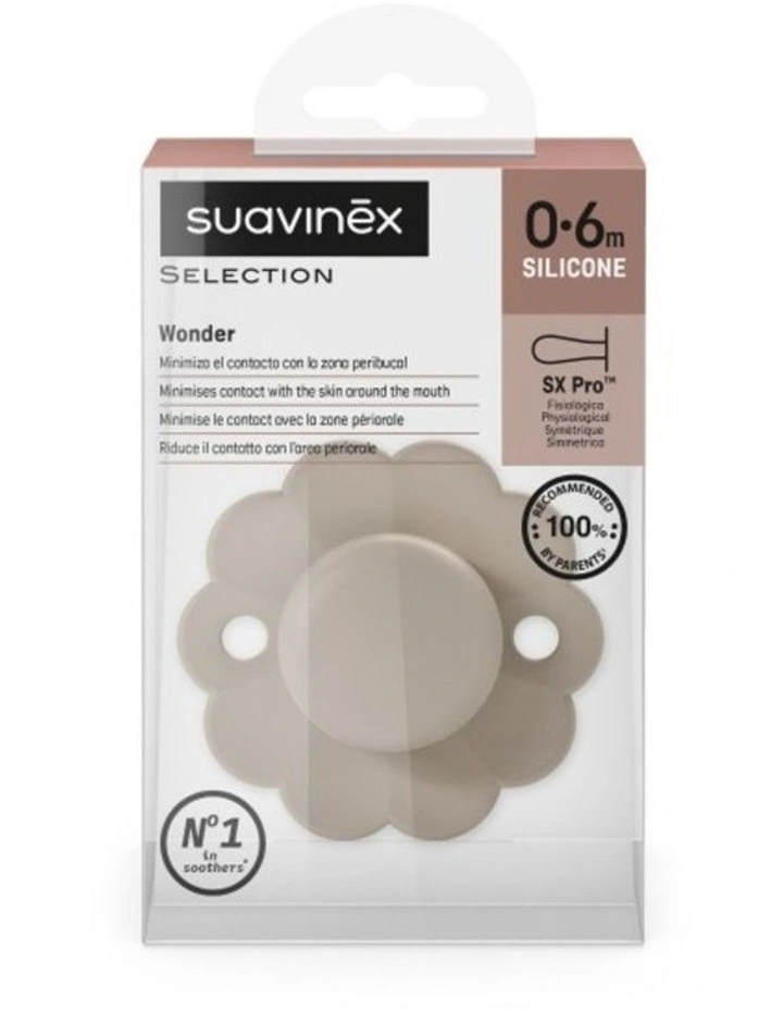 Wonder SX Pro Soother 0-6 Months - Grey Cloud image 3