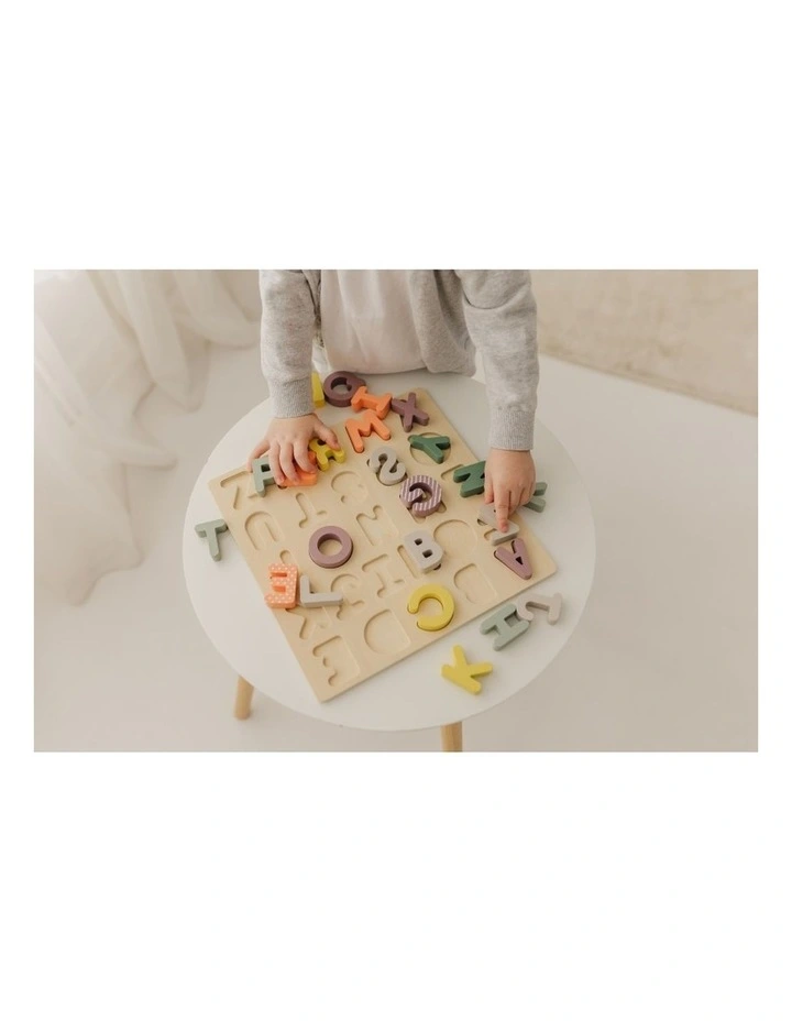 Wooden Alphabet Puzzle image 2