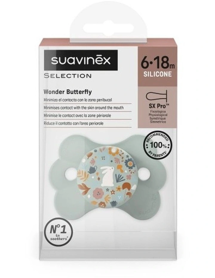 Wonderland Butterfly SX Pro Soother 6-18 Months - Liberty Blue Turquoise image 3