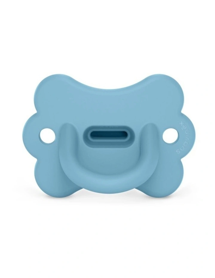 Colour Essence Butterfly Silicone SX Pro Soother 6-18 Months - Infinity Blue image 1