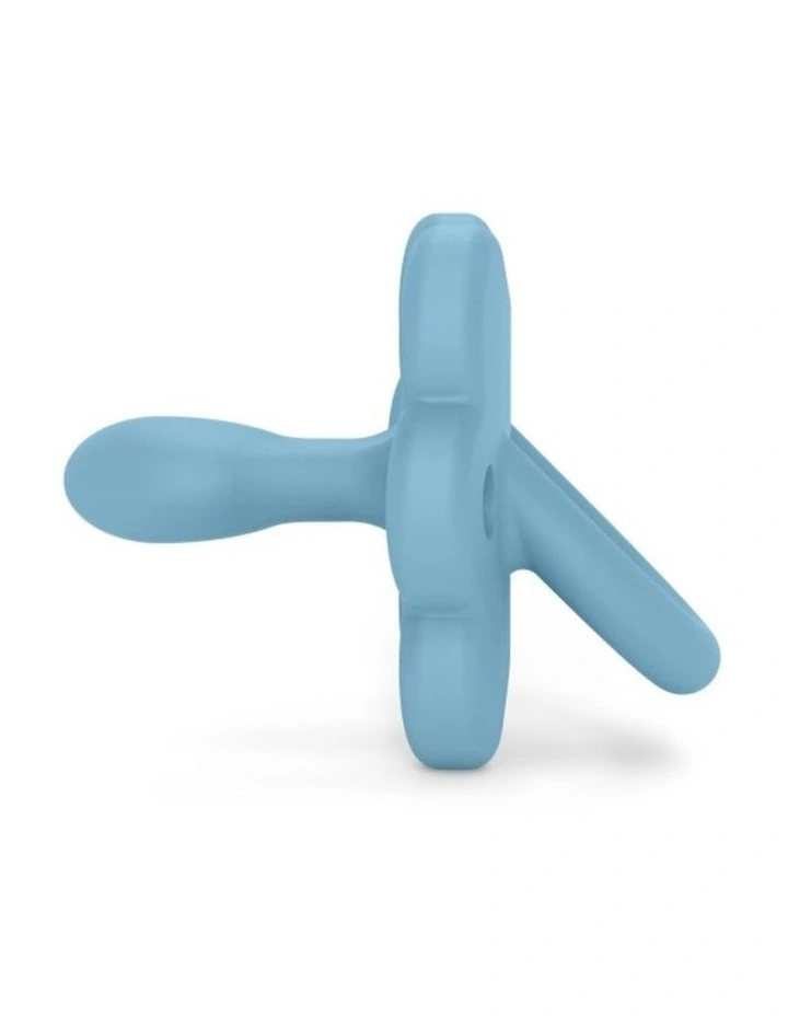 Colour Essence Butterfly Silicone SX Pro Soother 6-18 Months - Infinity Blue image 2