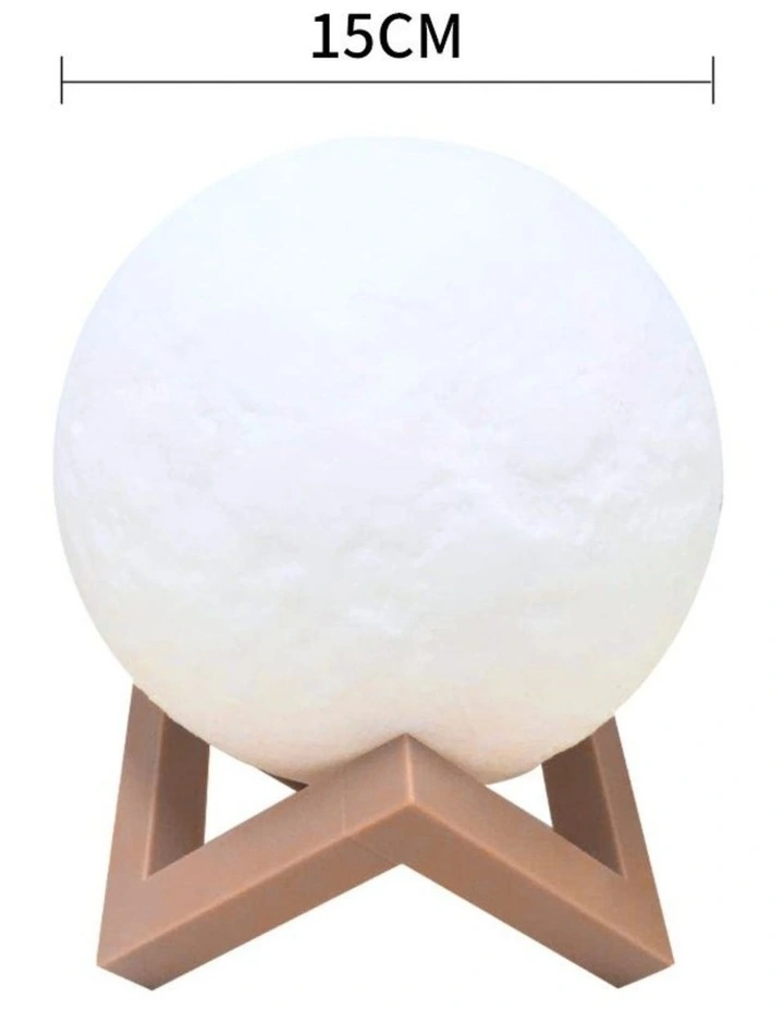 Traderight Group  3D Magical Moon Lamp USB LED Night Light Moonlight Touch Sensor 15cm Diameter image 2