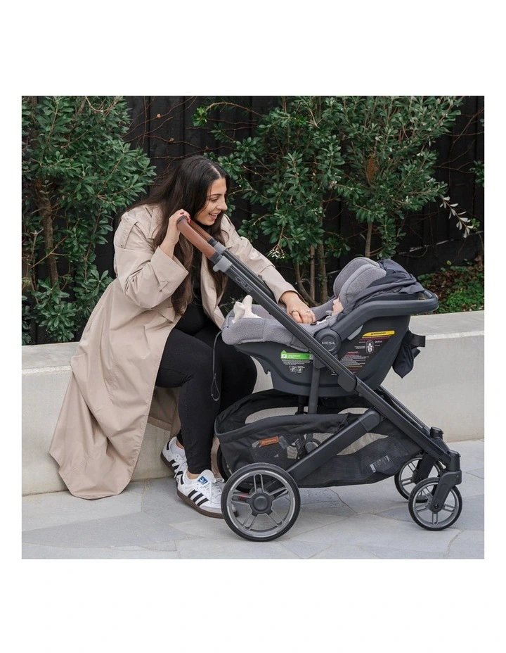 UPPAbaby Mesa Car Seat Capsule - Charcoal Melange (Greyson) image 5